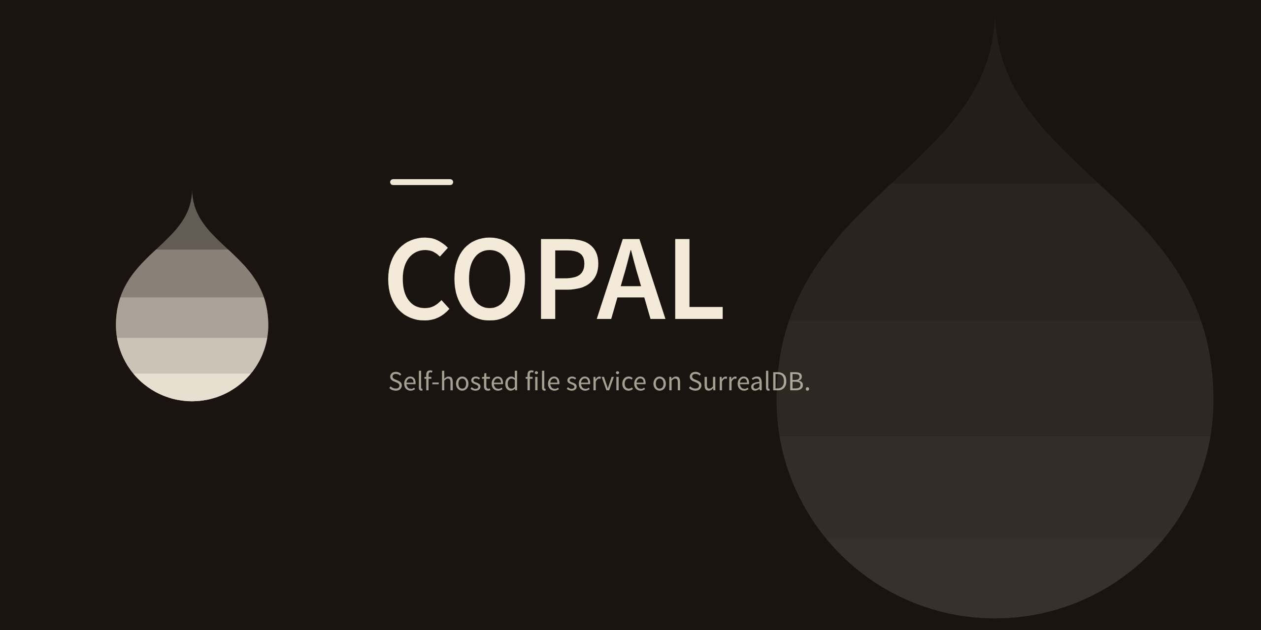 Copal, a self-hosted file service on SurrealDB