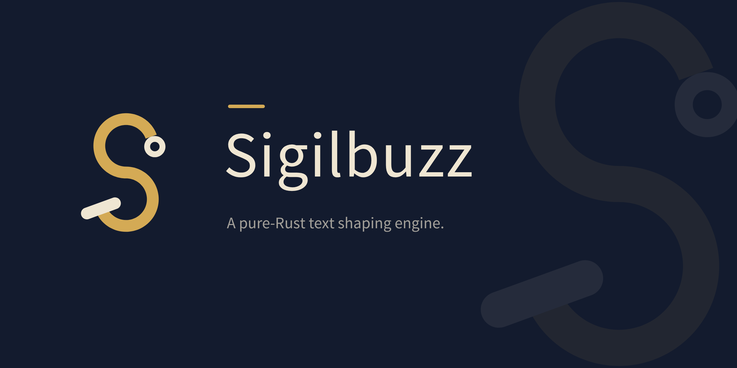 sigilbuzz, a pure-Rust text shaping engine